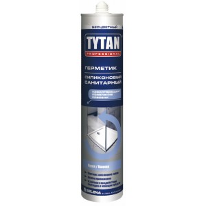 Tytan Professional герметик силиконовый санитарный белый 290мл