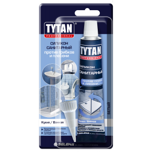 Tytan Professional герметик силиконовый санитарный белый 85мл