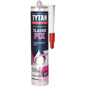 Tytan Professional Classic Fix клей монтажный 310 мл прозрачный