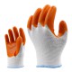 Перчатки нейлоновые с нитриловым покрытием, оранжевые, синие (12/960)
