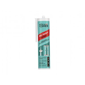 Sila PRO Max Sealant, силиконовый санитарный герметик, белый, 290 мл  (1 уп - 25шт)